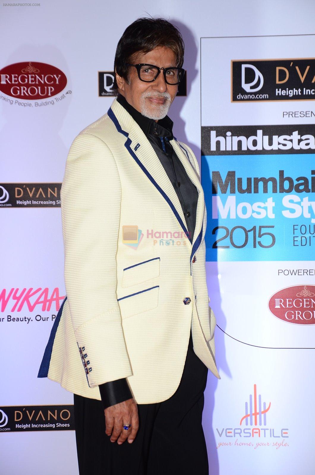Amitabh Bachchan at HT Mumbai's Most Stylish Awards 2015 in Mumbai on 26th March 2015