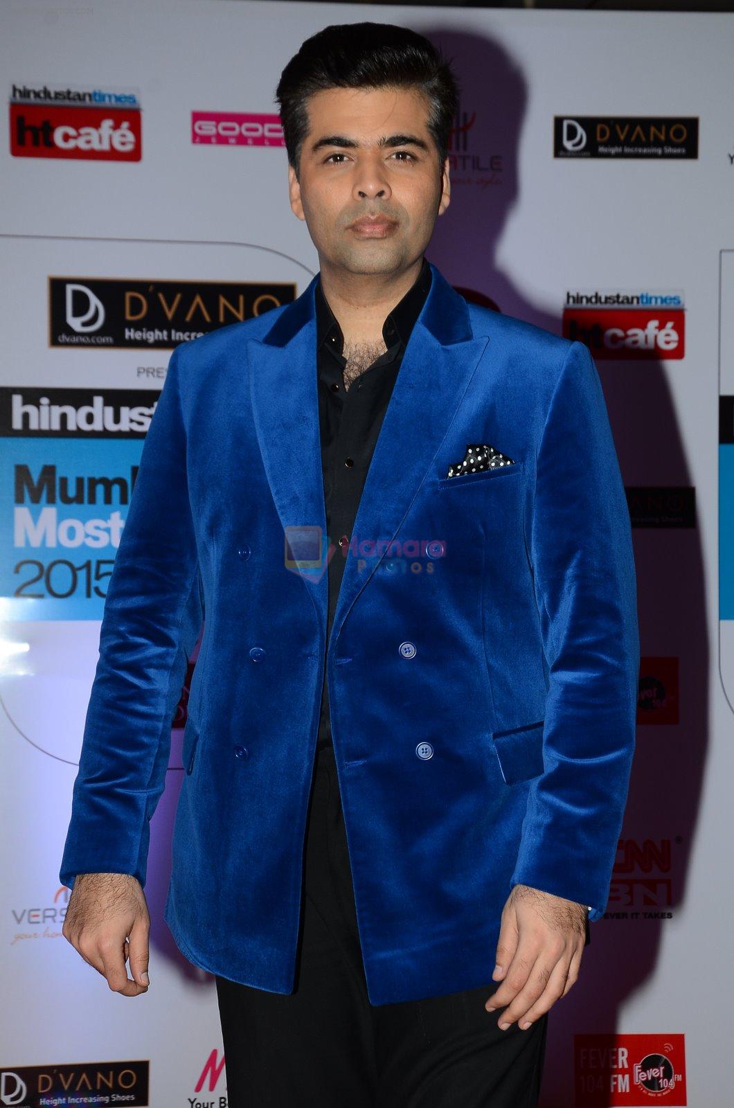Karan Johar at HT Mumbai's Most Stylish Awards 2015 in Mumbai on 26th March 2015