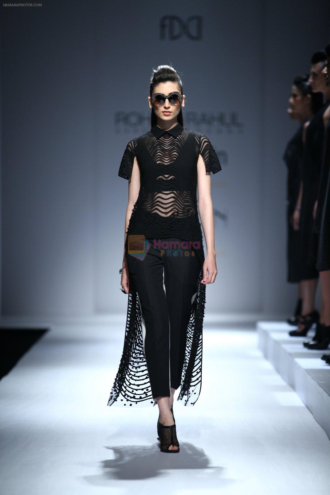 Model walk the ramp for Rohit & Rahul Gandhi on day 2 of Amazon India Fashion Week on 26th March 2015