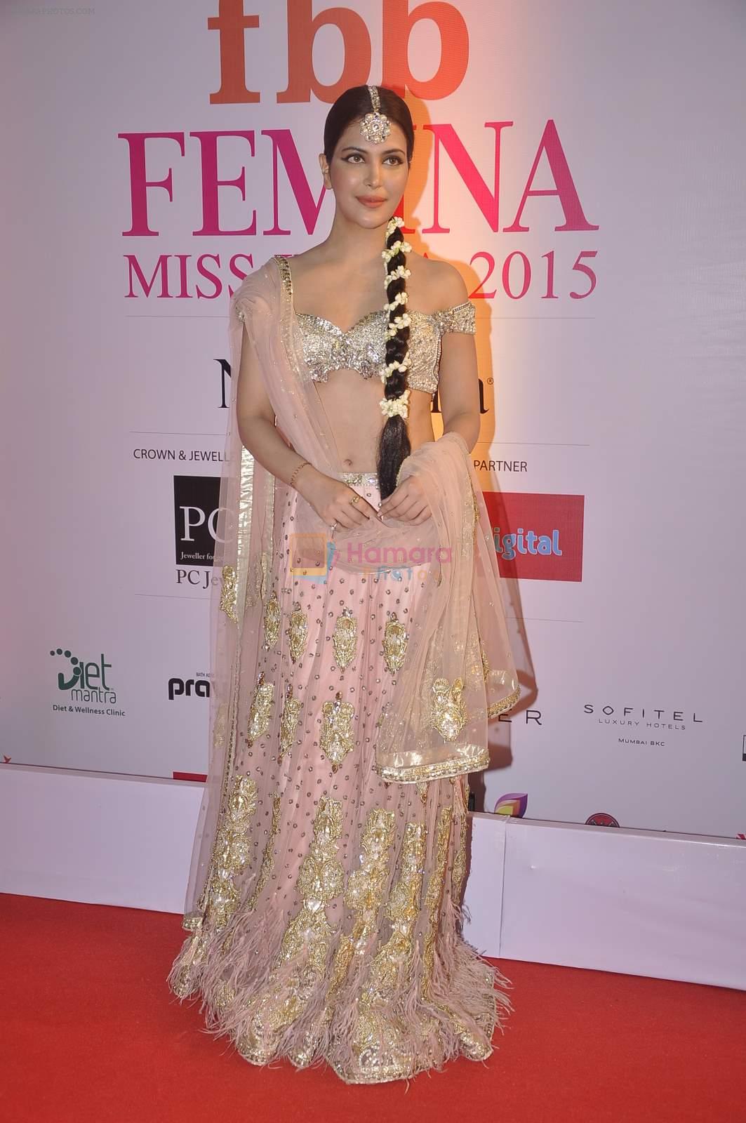 Ankita Shorey at Femina Miss India finals red carpet in Yashraj Studios on 28th March 2015