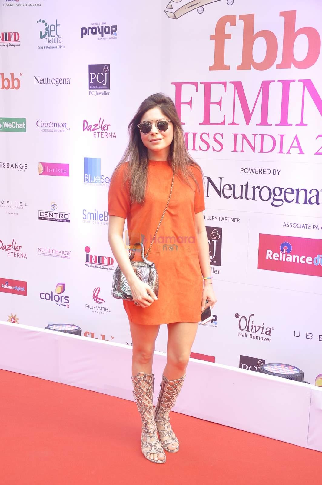 at Femina Miss India finals red carpet in Yashraj Studios on 28th March 2015