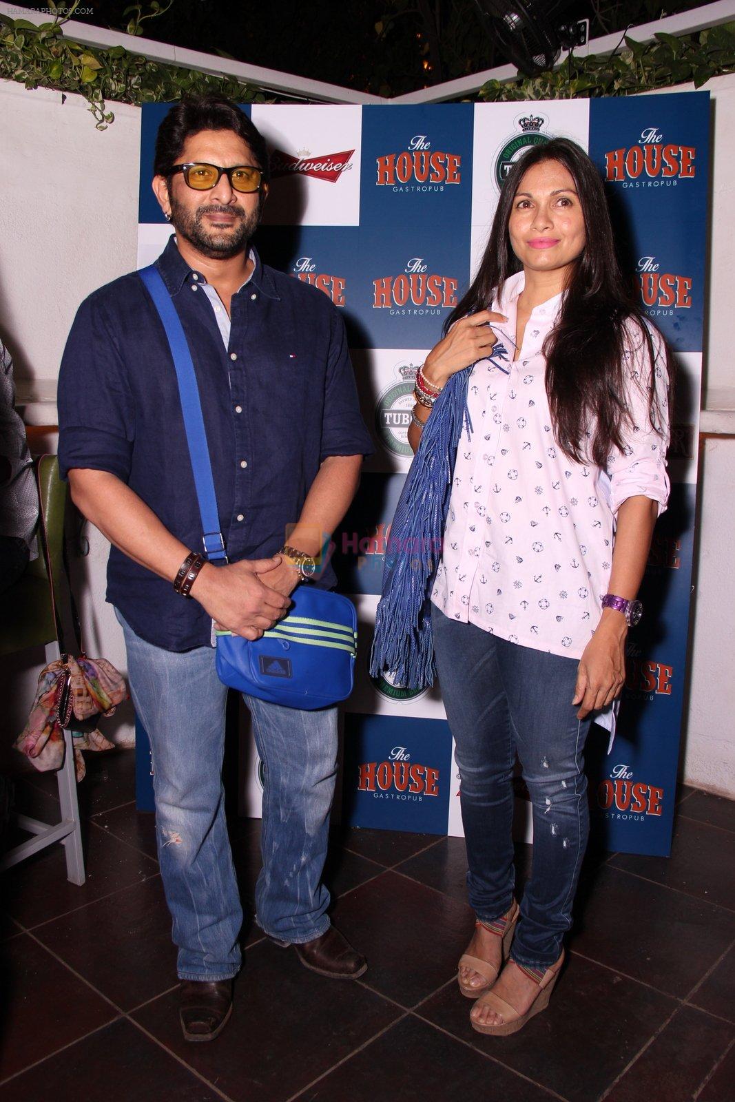 Arshad Warsi & Maria Goretti at The House restaurant  Launch in Mumbai on 29th March 2015