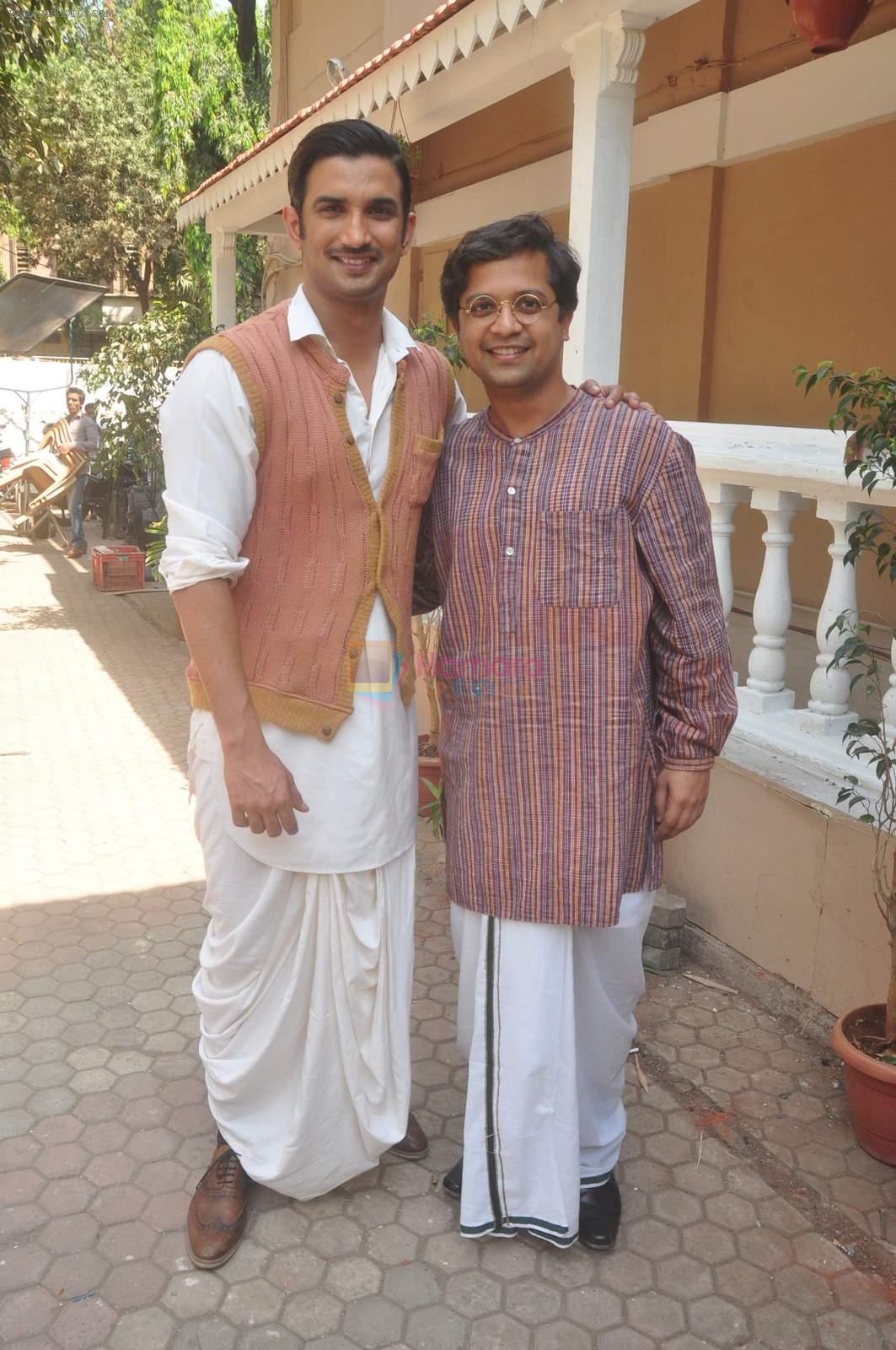 Sushant Singh Rajput on the sets of cid in Malad on 30th March 2015