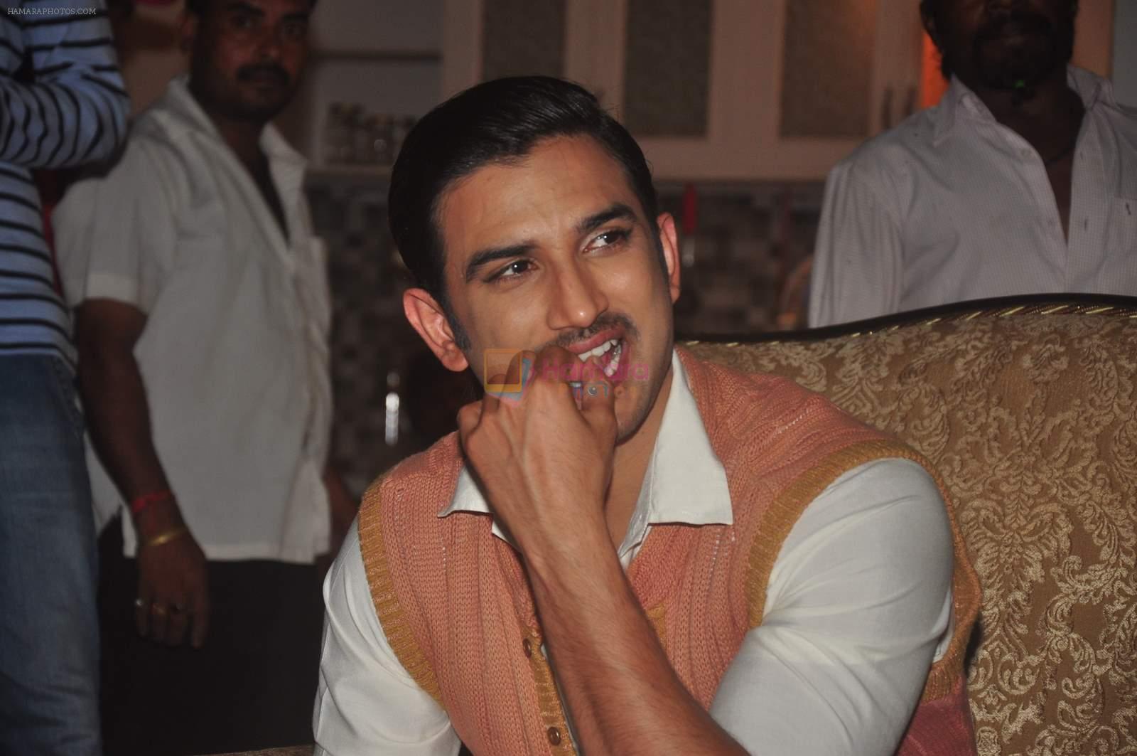 Sushant Singh Rajput on the sets of cid in Malad on 30th March 2015