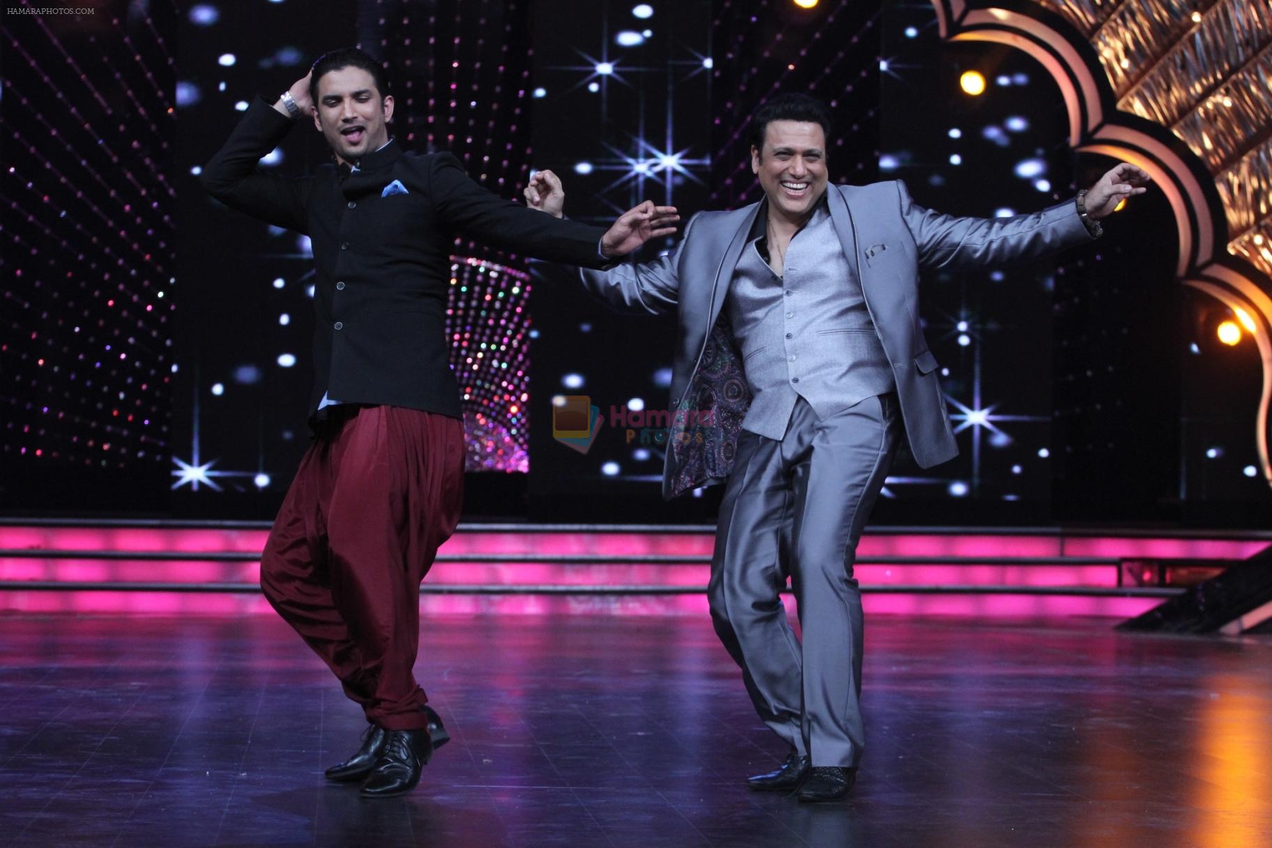 Sushant Singh Rajput, Govinda on the sets of Zee TV DID Super Moms to promote his upcoming movie on 31st March 2015