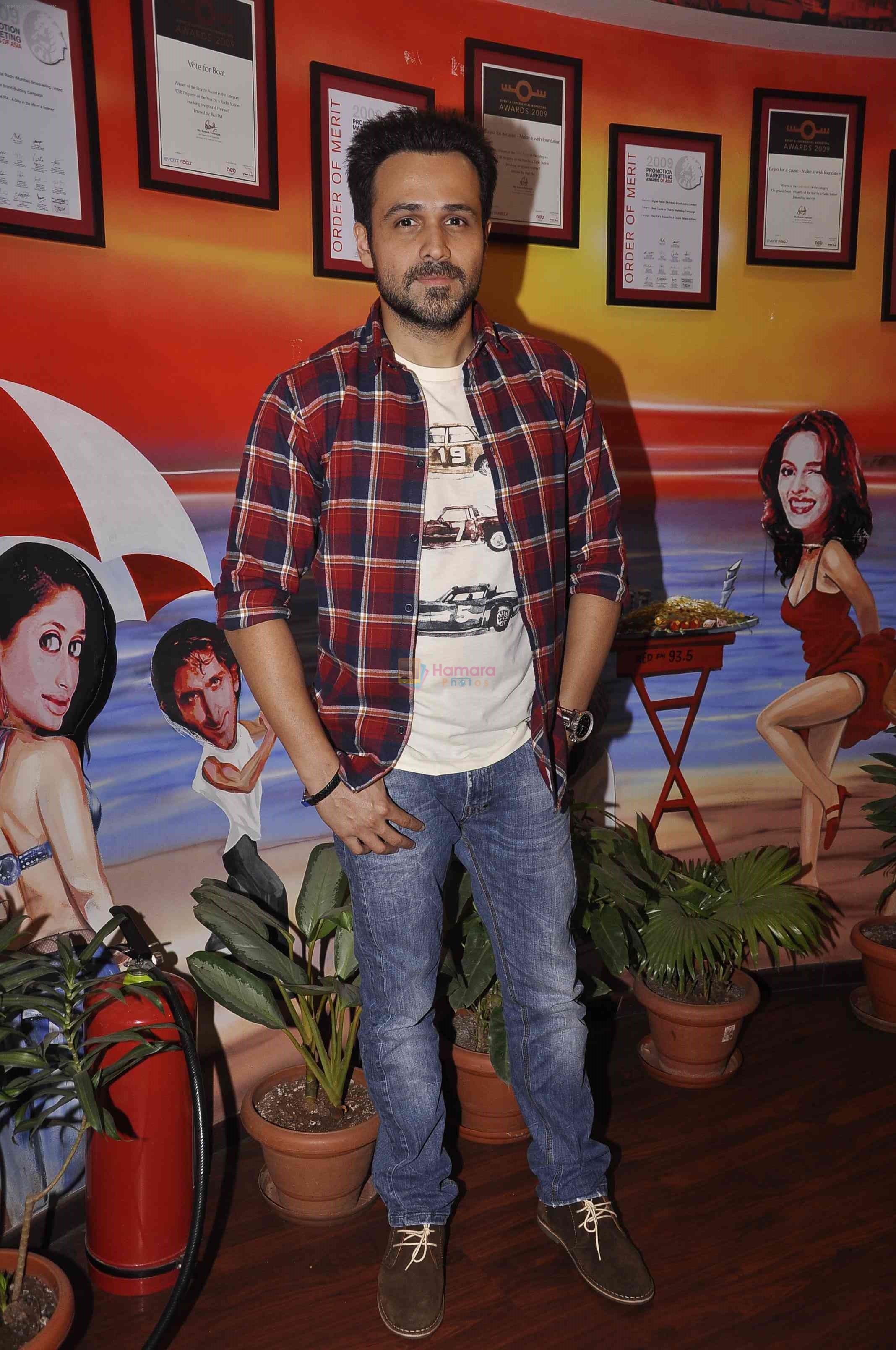 Emraan Hashmi at red fm station in Mumbai on 31st March 2015