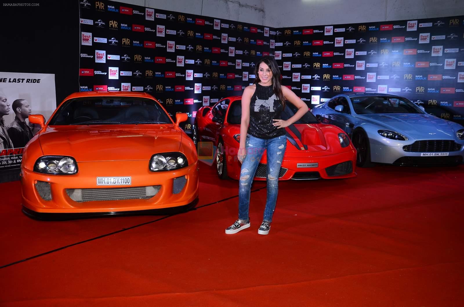 Anindita Nayar at the premiere of Fast N Furious 7 premiere in PVR, Mumbai on 1st April 2015