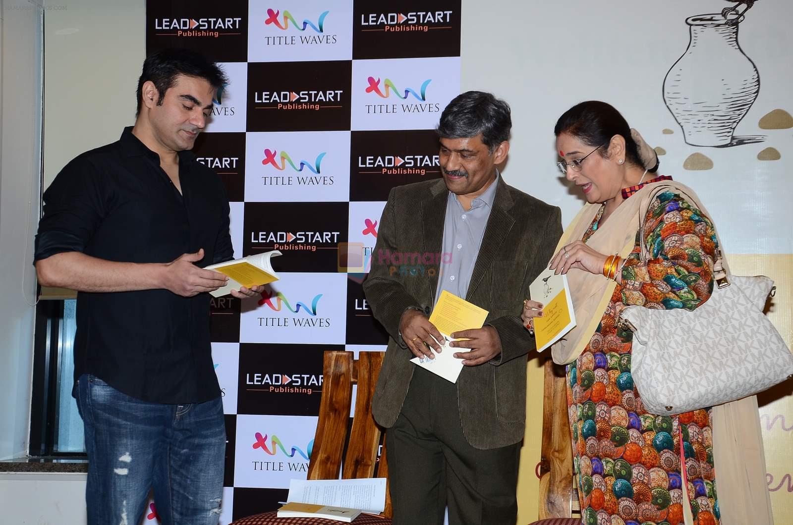 Arbaaz Khan, Poonam Sinha at a book launch in Bandra, Mumbai on 4th April 2015