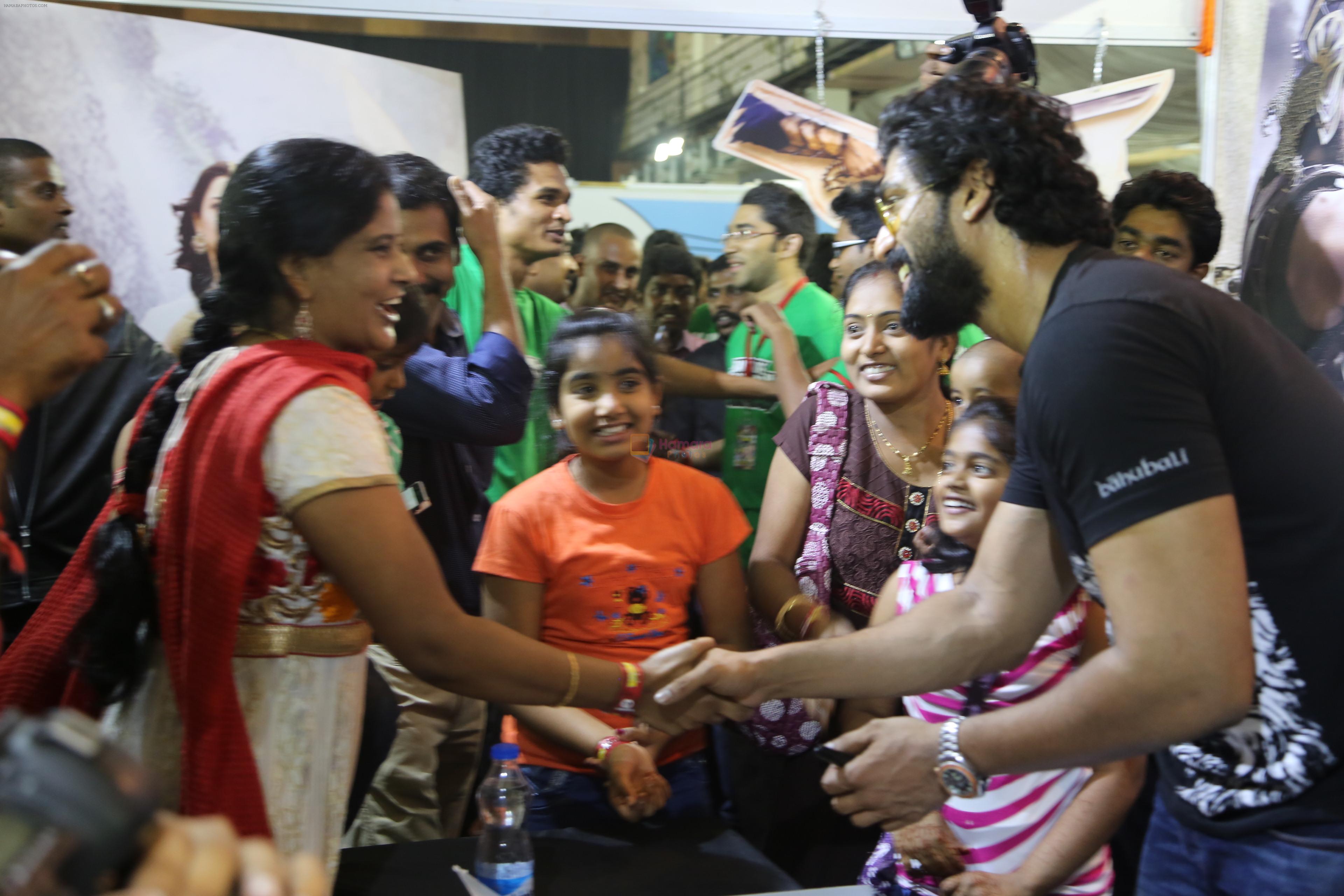 Rana Daggubati at Baahubali Zone in ComicCon Bangalore on 5th April 2015