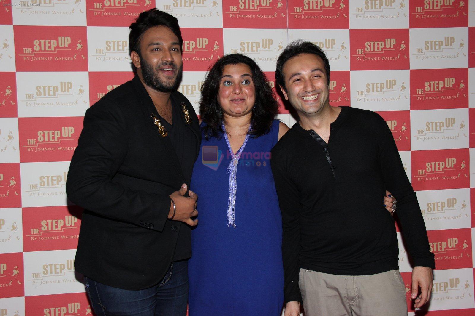 Nikhil Thampi, Divya Palat, Aditya Hitkari at The Step Up Finale in Mumbai on 7th April 2015