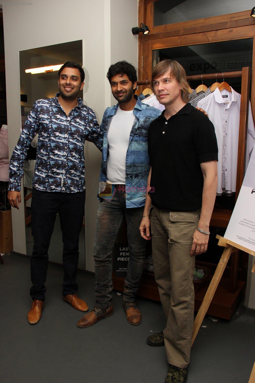 Purab Kohli, Luke Kenny at The Bombay Shirt Company event in Mumbai on 7th April 2015