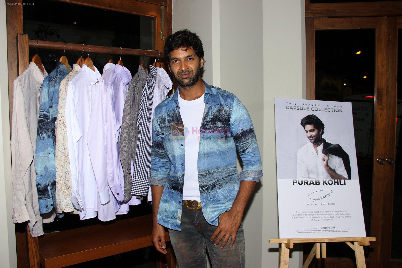 Purab Kohli at The Bombay Shirt Company event in Mumbai on 7th April 2015