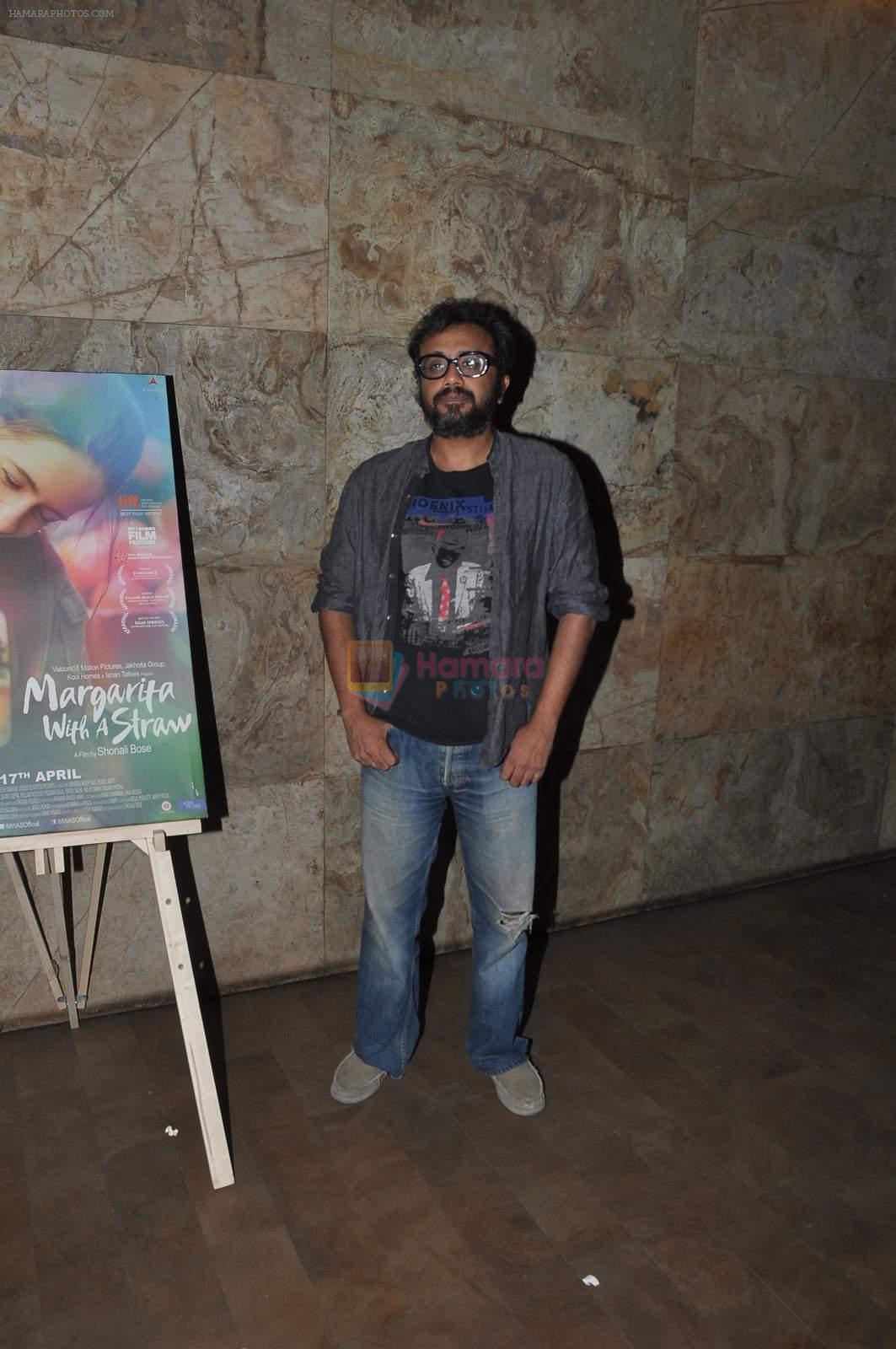 Dibakar Banerjee at Margarita with a straw screening in Lightbox, Mumbai on 8th April 2015