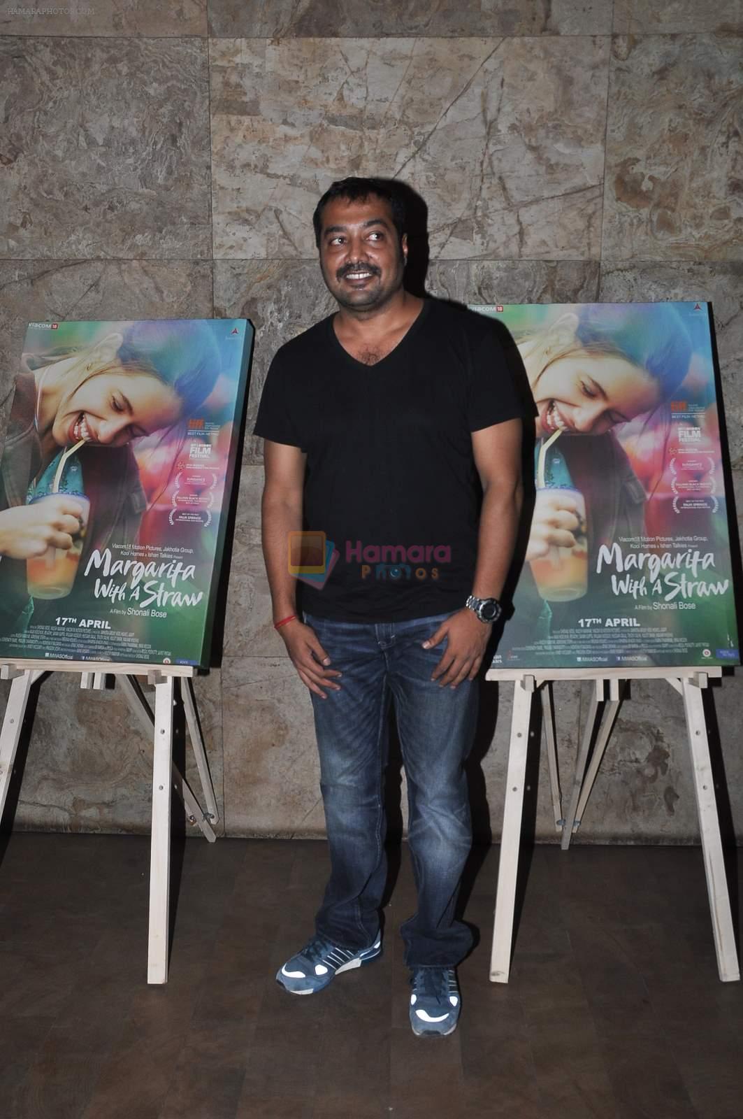 Anurag Kashyap at Margarita with a straw screening in Lightbox, Mumbai on 8th April 2015