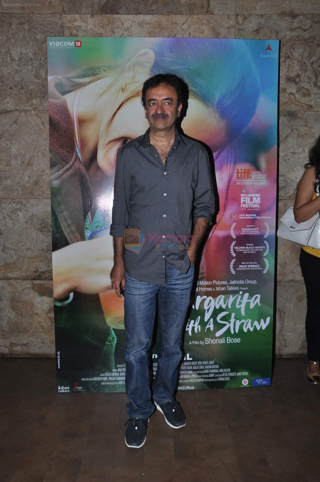 Rajkumar Hirani at Margarita with a straw screening in Lightbox, Mumbai on 8th April 2015