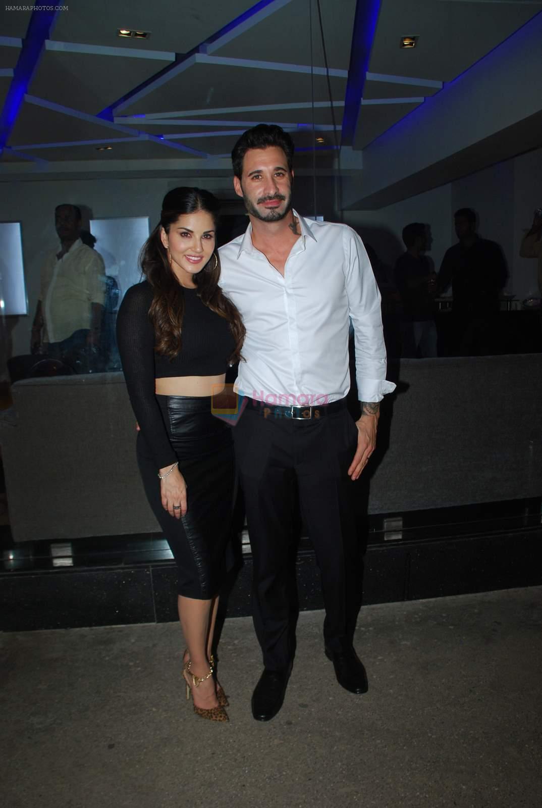 Sunny Leone at Leela screening in Sunny Super Sound on 9th April 2015