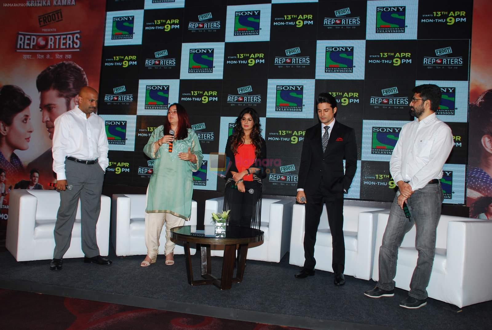 Rajeev Khandelwal, Kritika Kamra, Nachiket Pantvaidya, Shrishti Arya at Sony Reporters launch in Westin, Mumbai on 9th April 2015