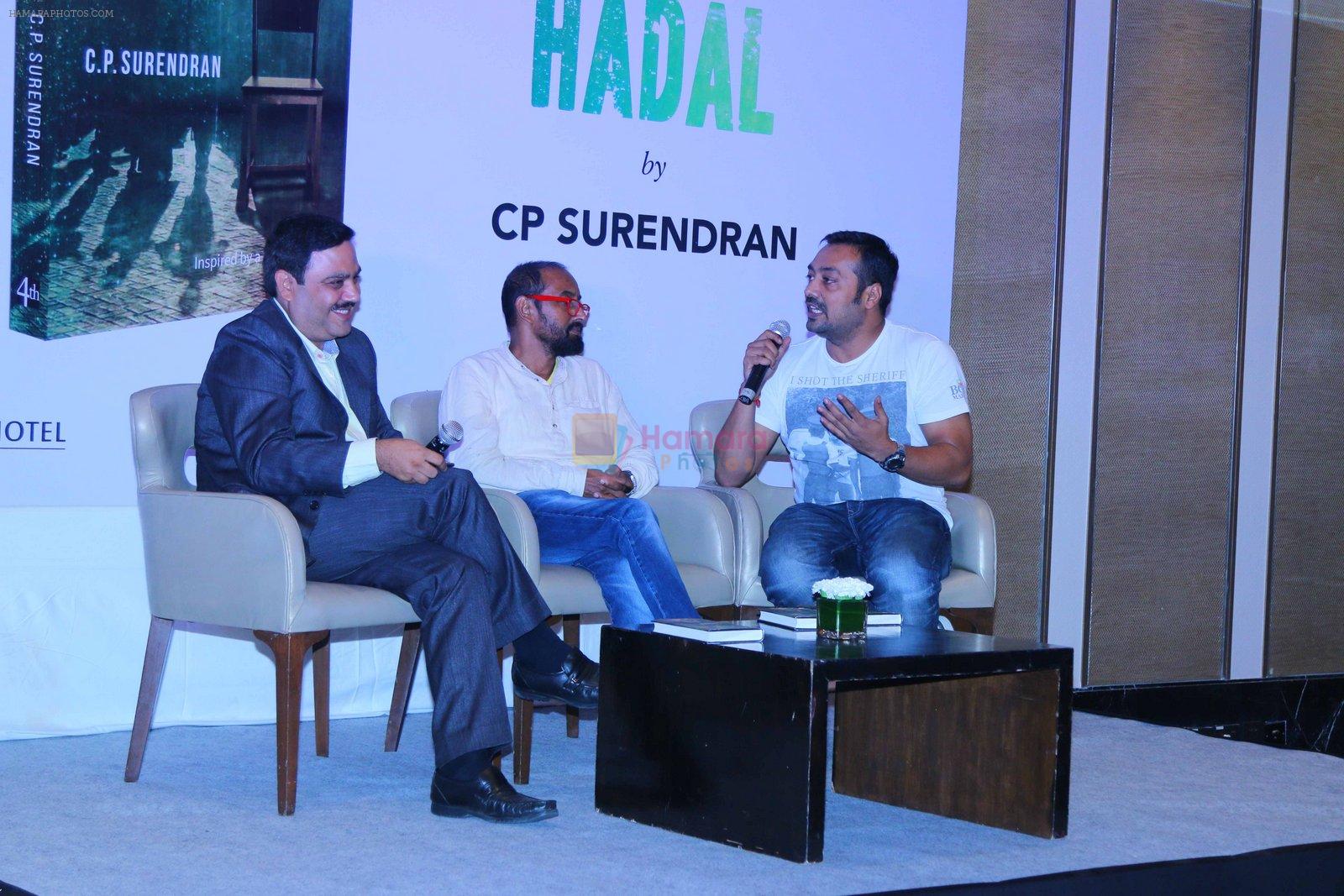 Anurag Kashyap unveils CP Surendran's Book Hadal in Mumbai on 10th April 2015