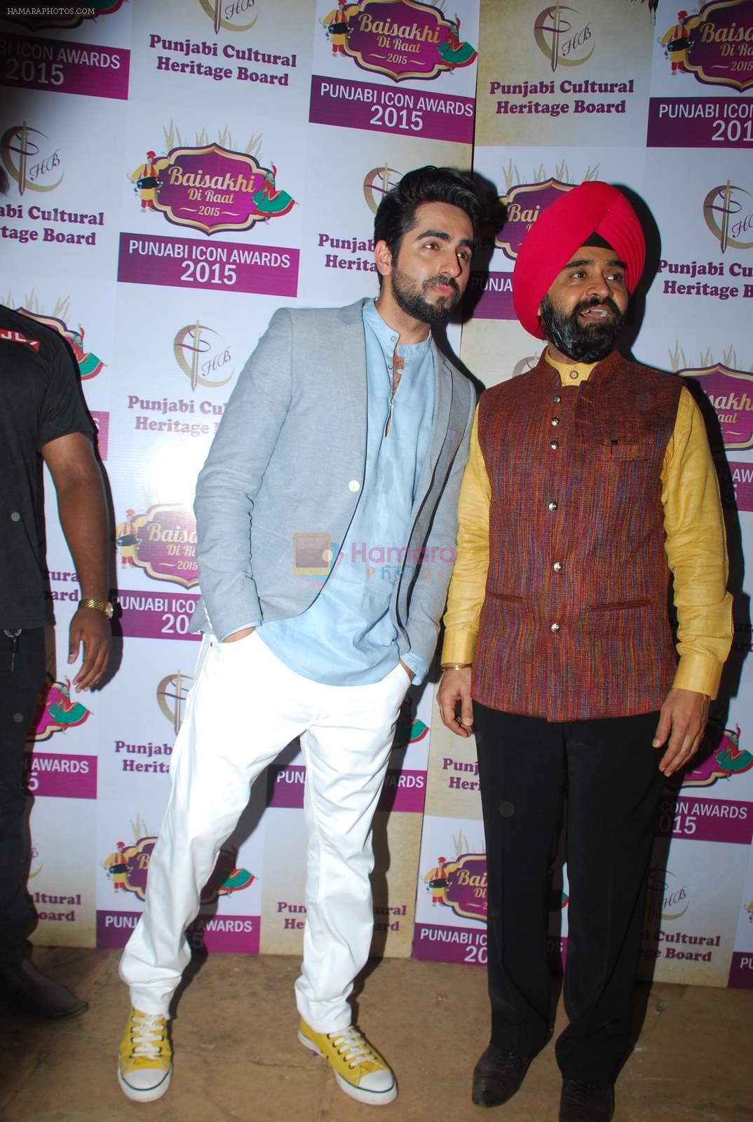 Ayushmann Khurrana at Punjabi Icon Awards in kamalistan on 11th April 2015
