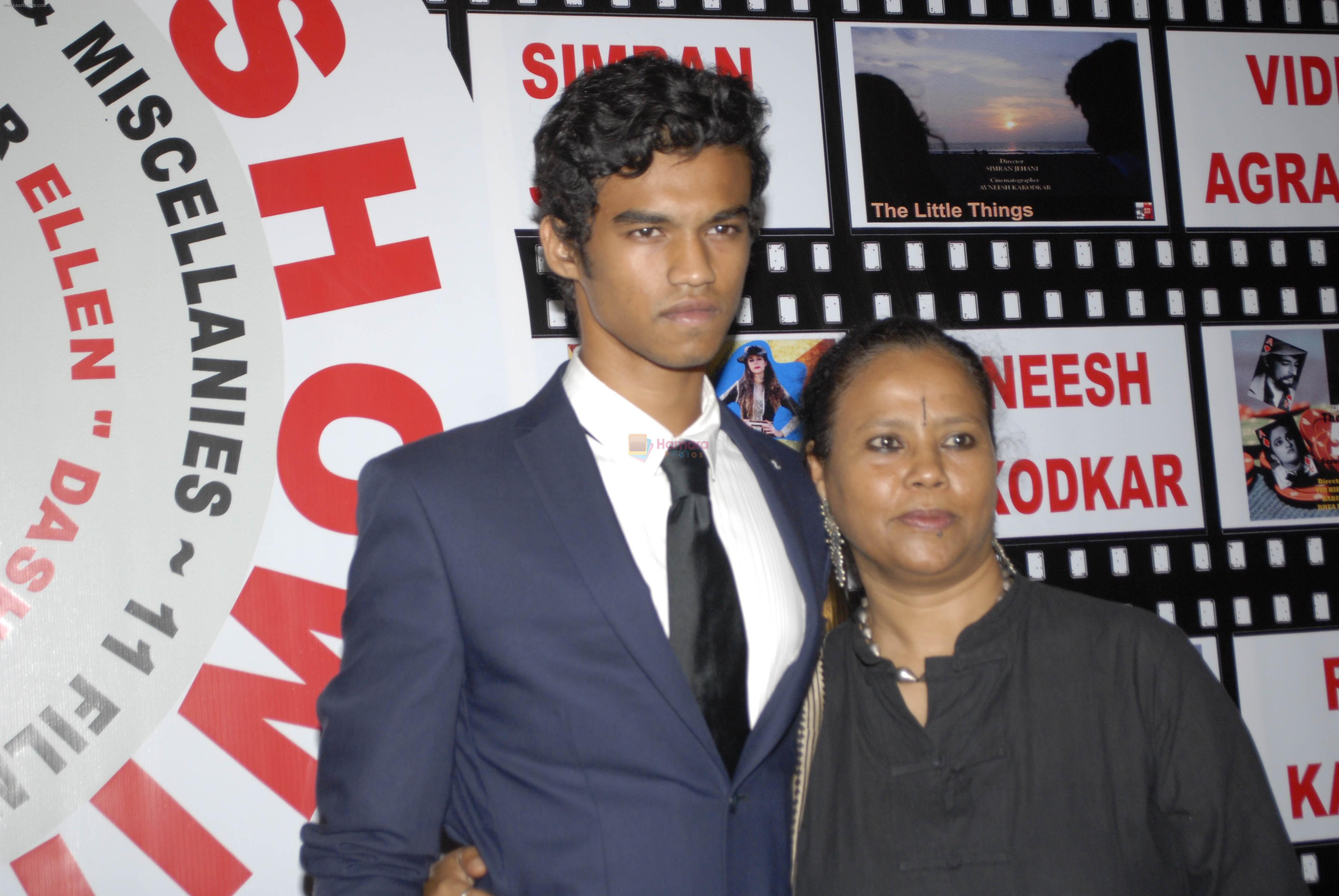 Irrfan Khan's wife sutapa sikdar with son at Singapore International School Celeb Kids short films screening on 12th April 2015