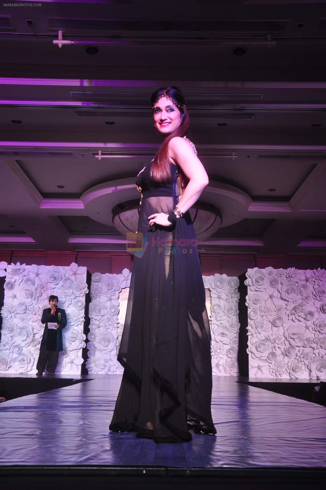 Lucky Morani on ramp for Beti show in J W Marriott on 12th April 2015