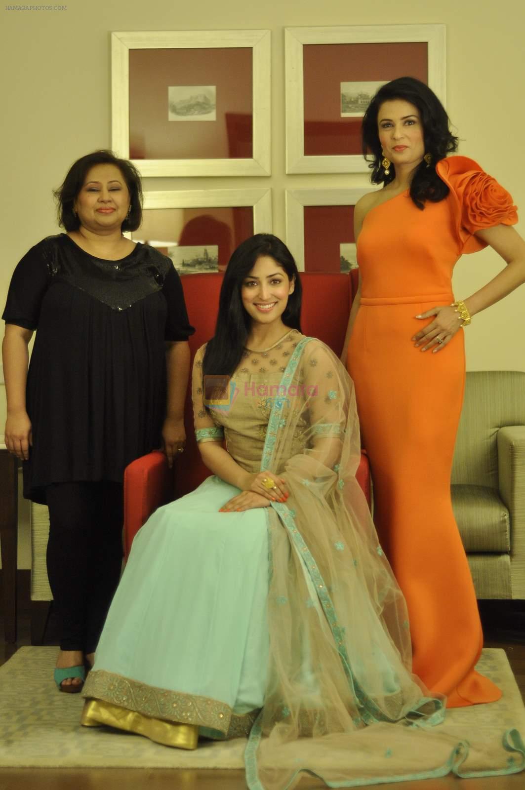 Yami Gautam in Sumona couture for Bridal Asia in NSCI on 12th April 2015