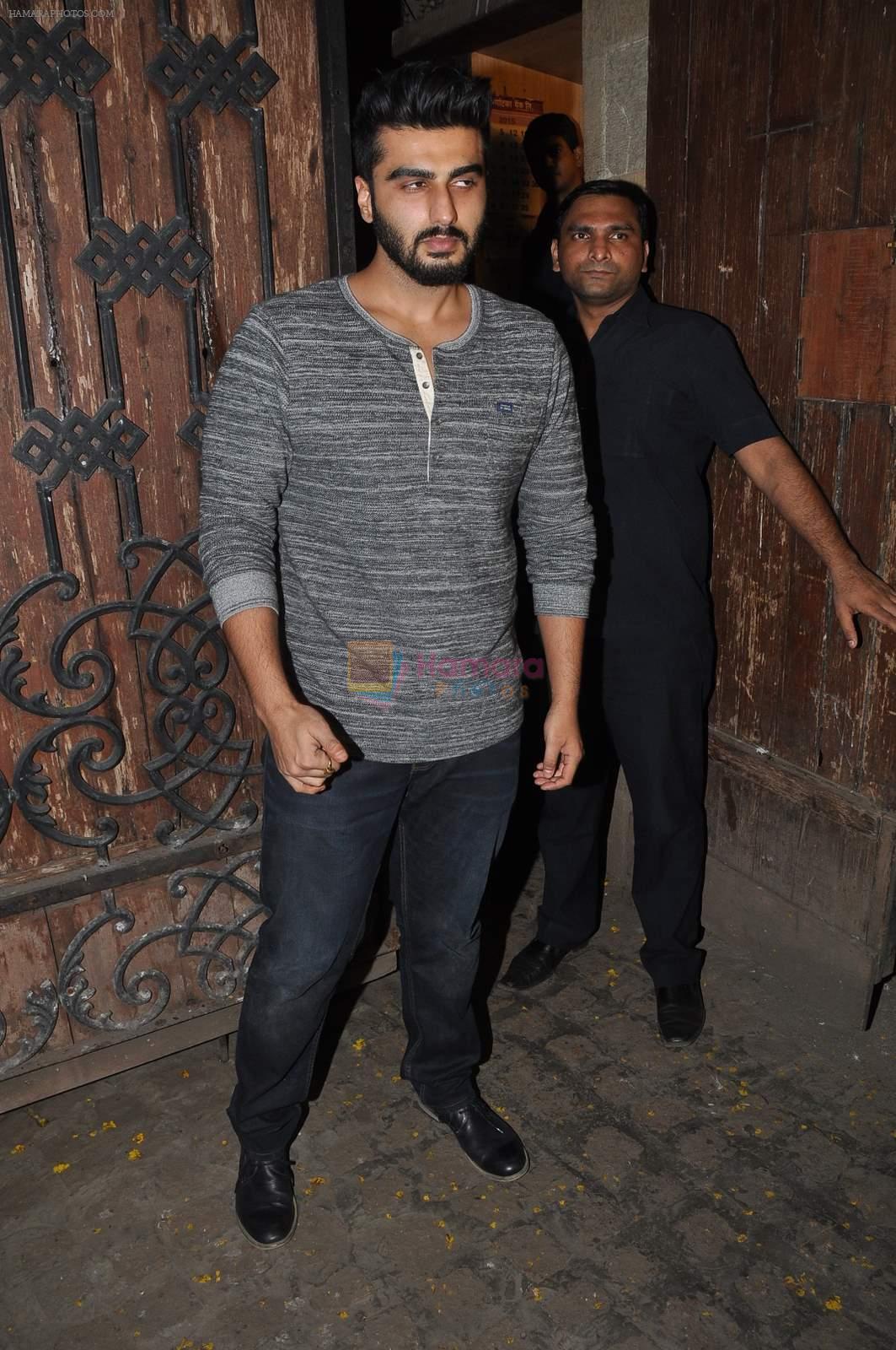 Arjun Kapoor at Dil Dhadakne Do bash hosted by Anil Kpaoor in Mumbai on 13th April 2015