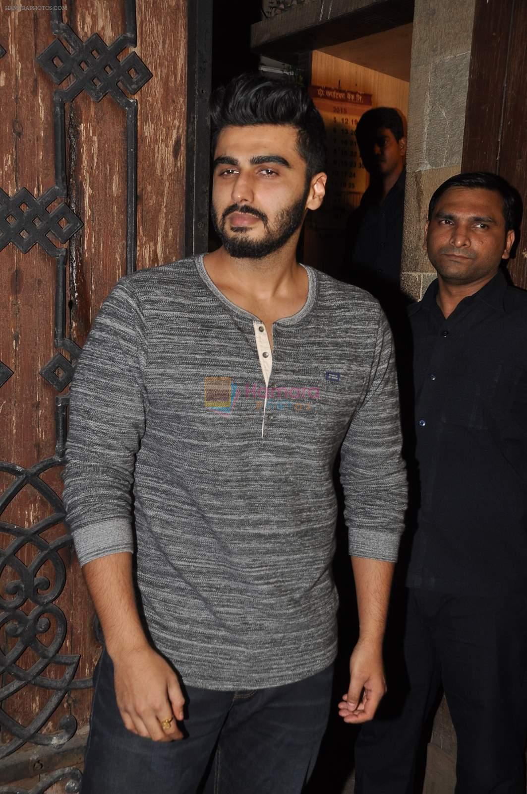 Arjun Kapoor at Dil Dhadakne Do bash hosted by Anil Kpaoor in Mumbai on 13th April 2015
