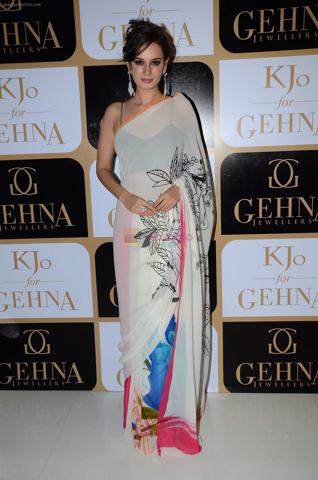 evelyn sharma at the Launch of Karan Johar's special edition Holiday Line by Gehna Jewellers in Mumbai on 13th April 2015