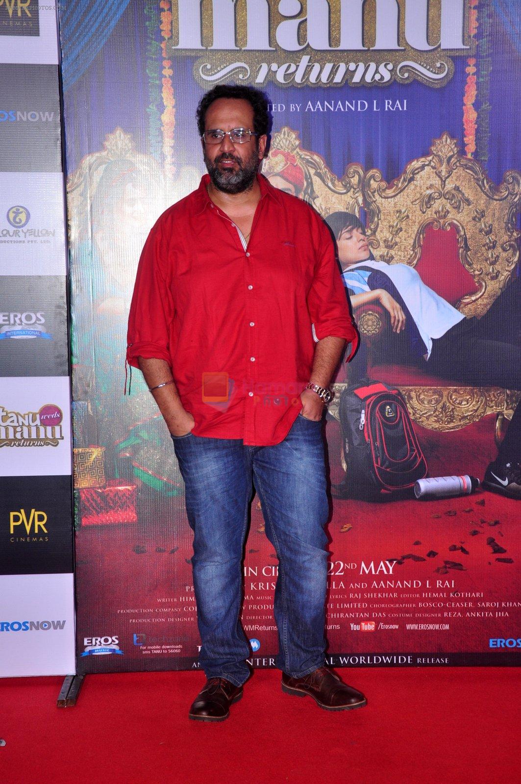 Anand L. Rai at the First Look launch of Tanu Weds Manu 2 on 14th April 2015