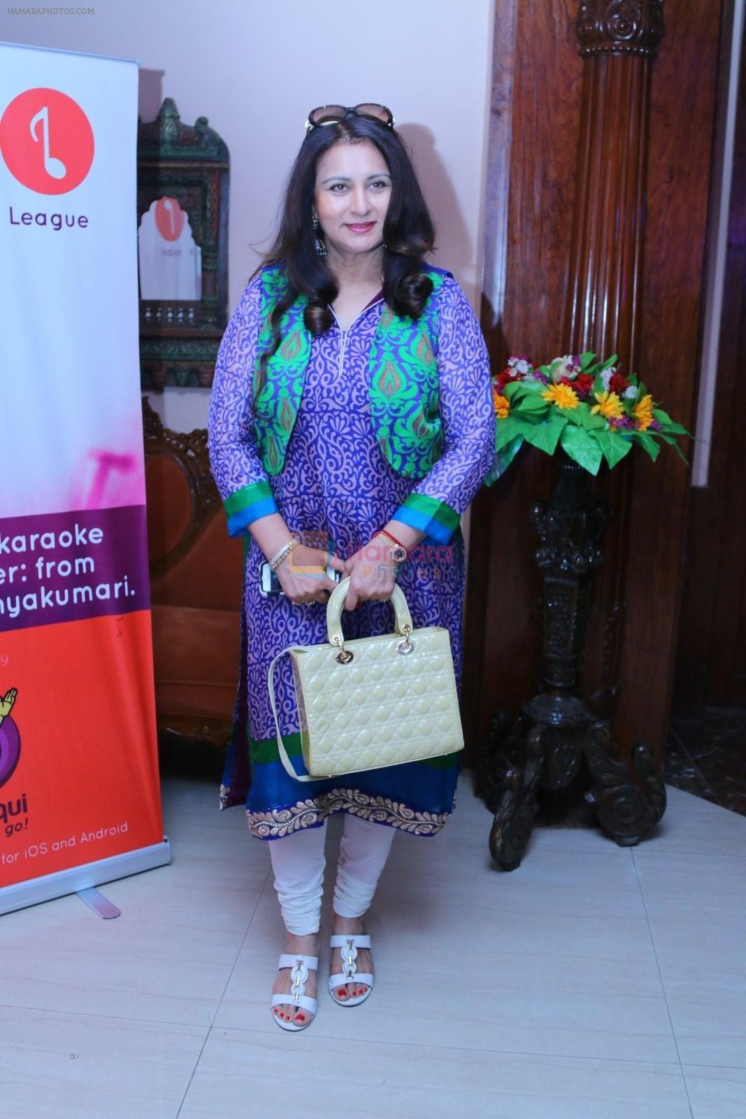 Poonam Dhillon at IKL launch in Mumbai on 14th April 2015
