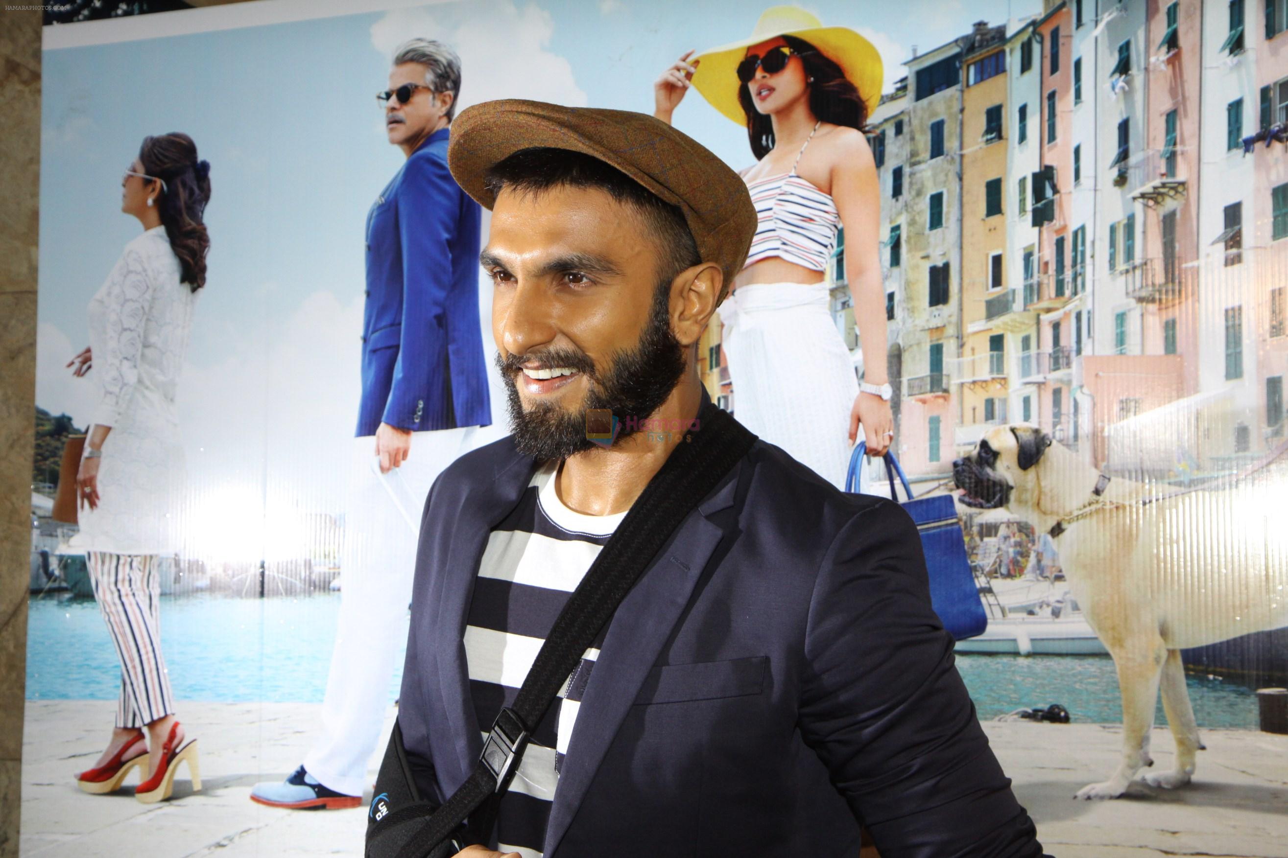 Ranveer Singh at the First look launch of Dil Dhadakne Do in Mumbai on 15th April 2015