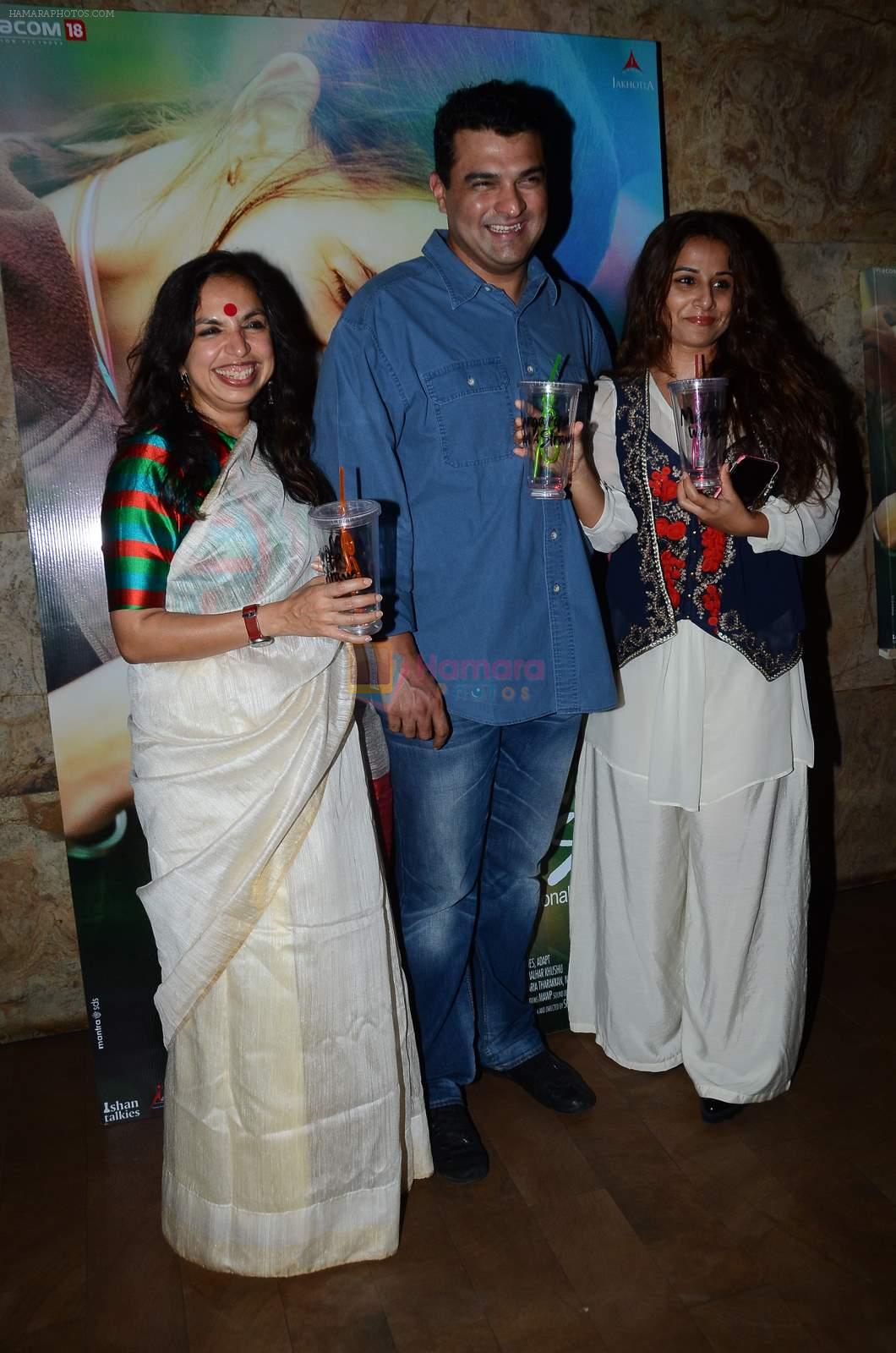 Vidya Balan, Siddharth Roy Kapur, Shonali Bose at Margarita With A Straw screening in Mumbai on 16th April 2015