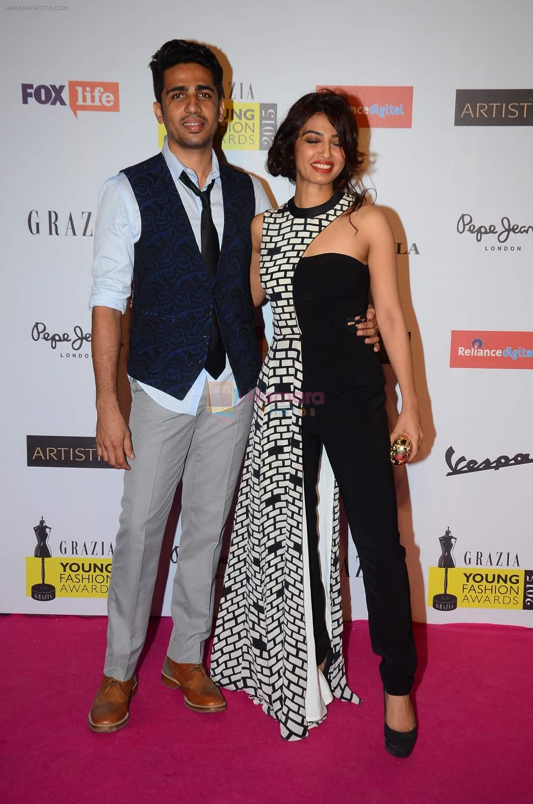 Gulshan Devaiya, Radhika Apte at Grazia young fashion awards red carpet in Leela Hotel on 15th April 2015