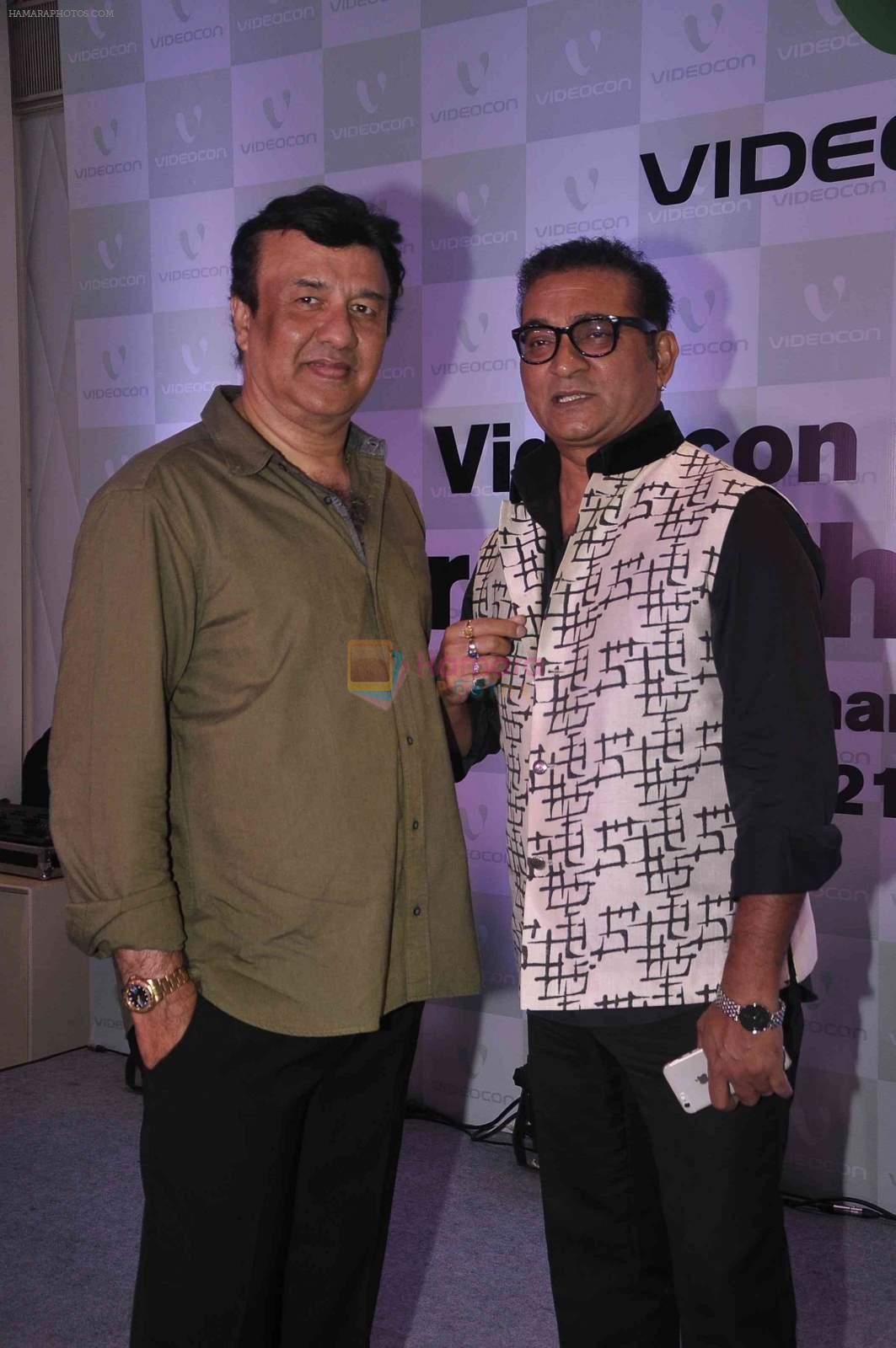 Anu Malik, Abhijeet Bhattacharya snapped at Videocon Event inTote, Mumbai on 21st April 2015