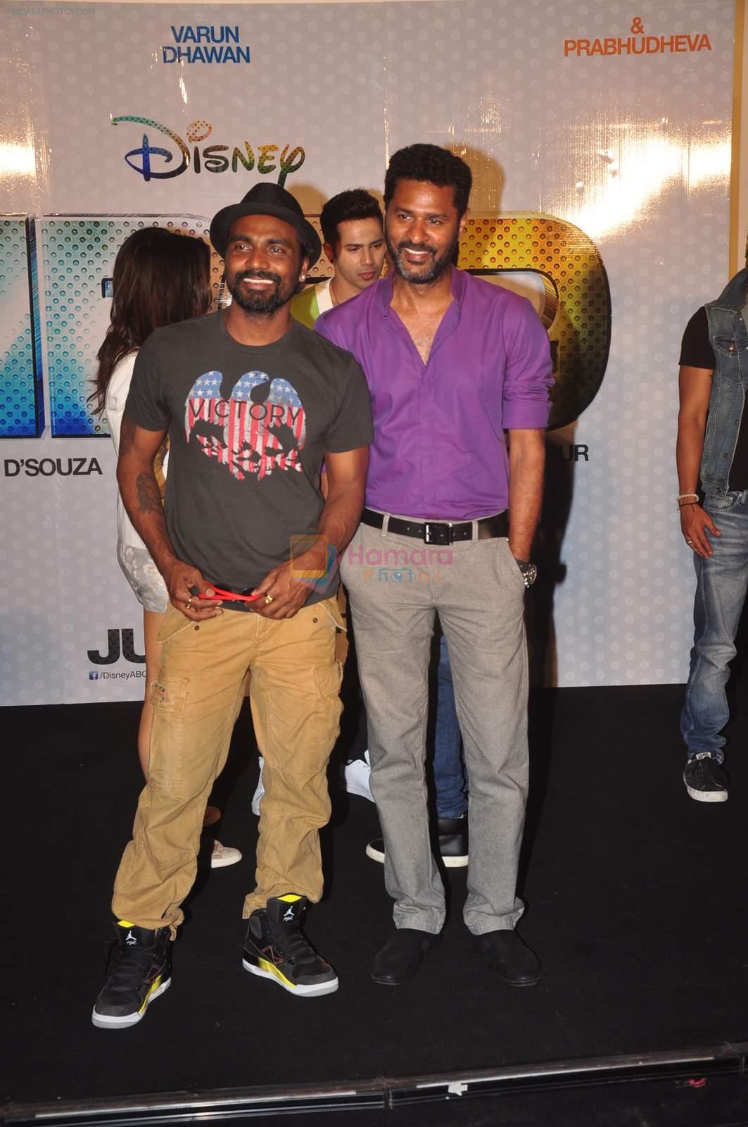 Remo D Souza, Prabhu Deva at ABCD 2 3D trailor launch today afternoon at pvr juhu on 21st April 2015