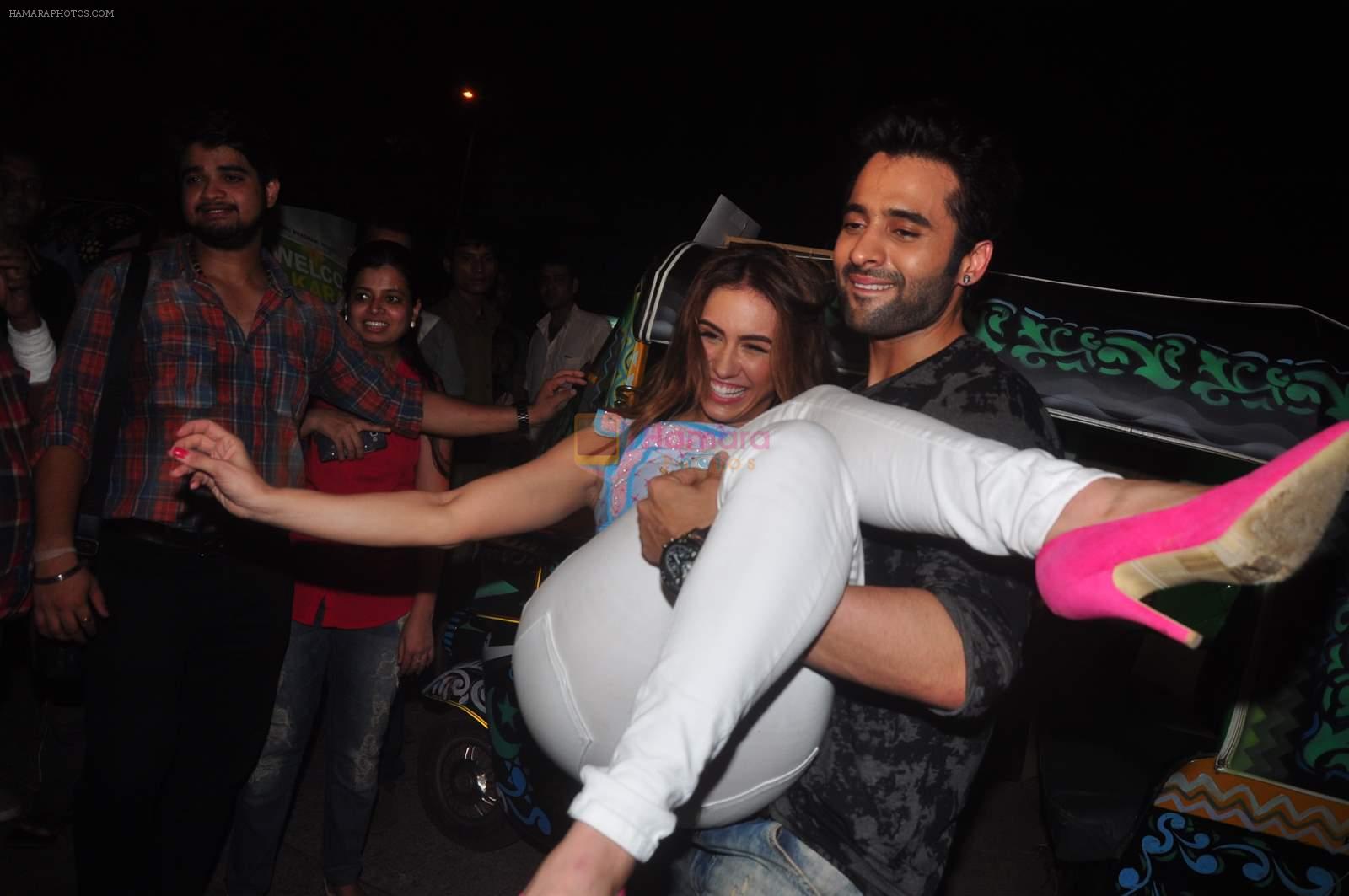 Lauren gottlieb, Jackky Bhagnani at Welcome to karachi promotions in Juhu, Mumbai on 22nd April 2015