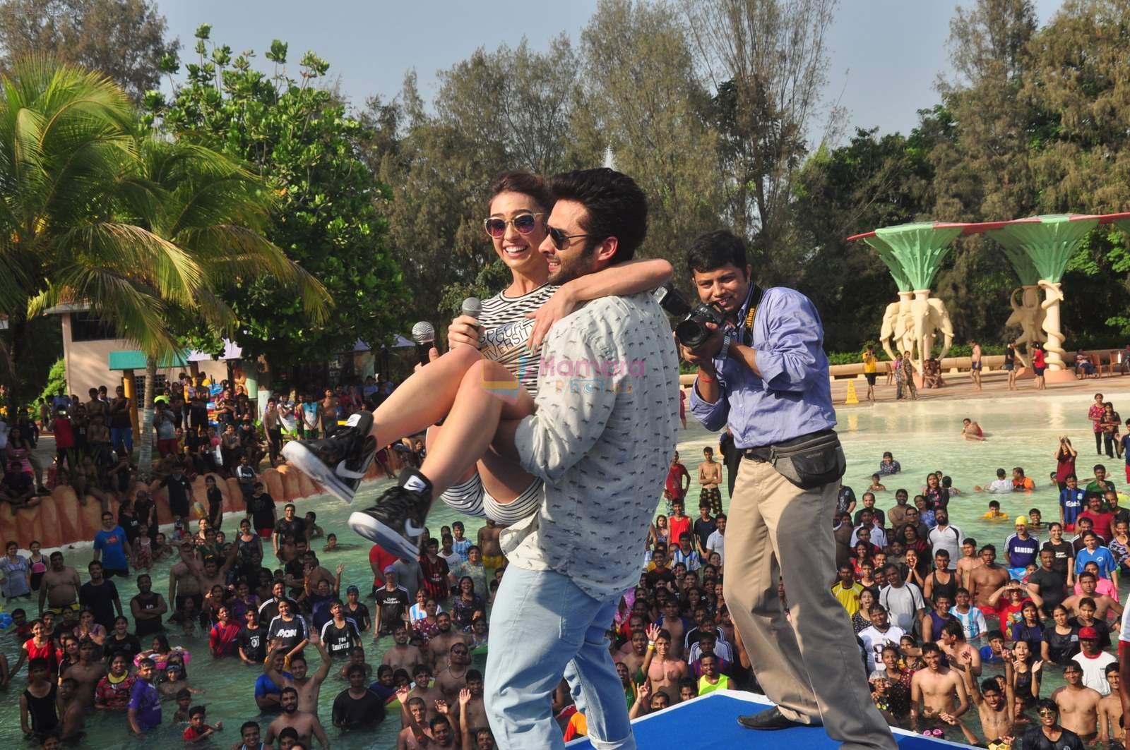 Jackky Bhagnani, Lauren Gottlieb at Welcome to Karachi promotions in Water Kingdom on 26th April 2015