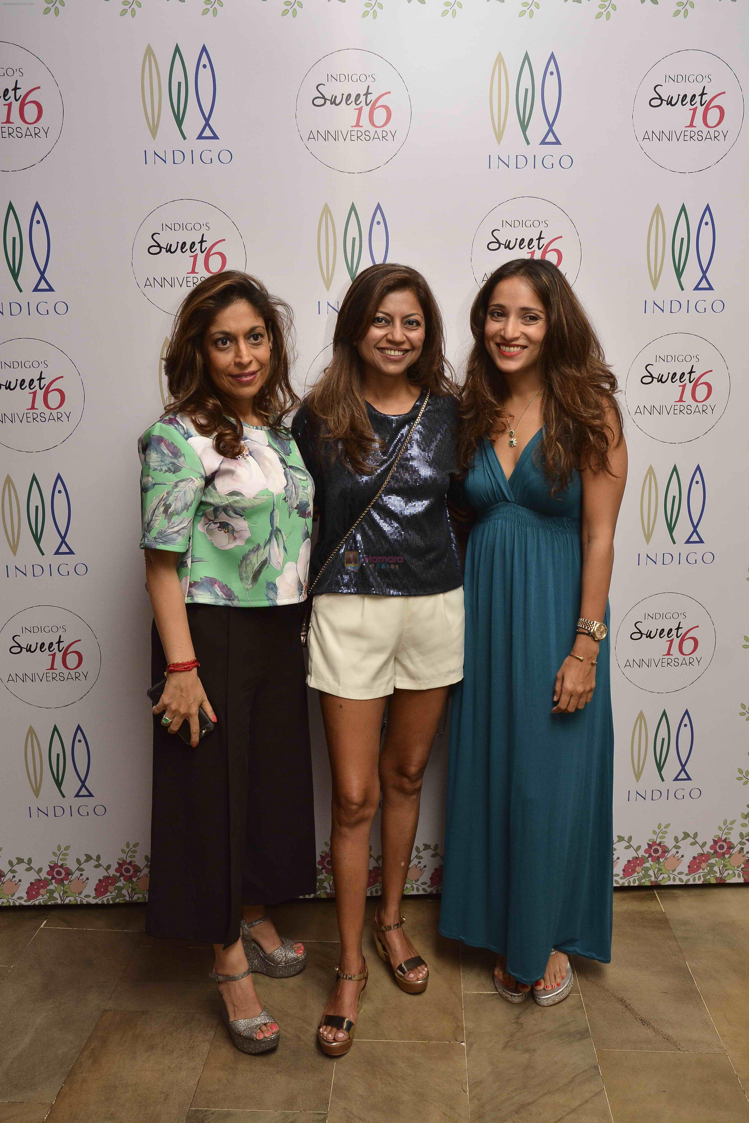 Shalini Shahani, Priya Nathani, Avantikka Kilachand at Indigo Anniversay bash in Mumbai on 27th April 2015
