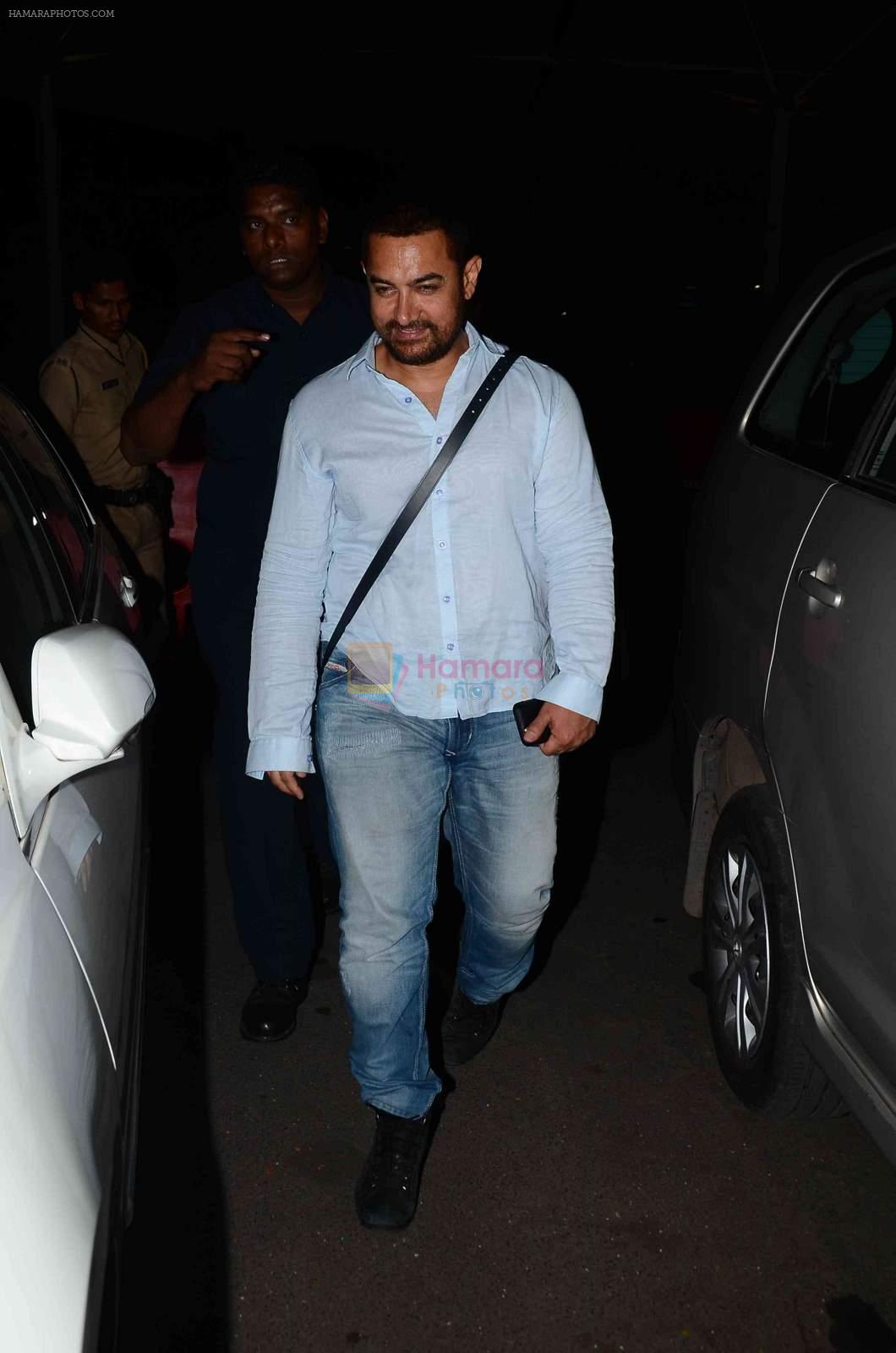 Aamir Khan snapped at airport  on 30th April 2015