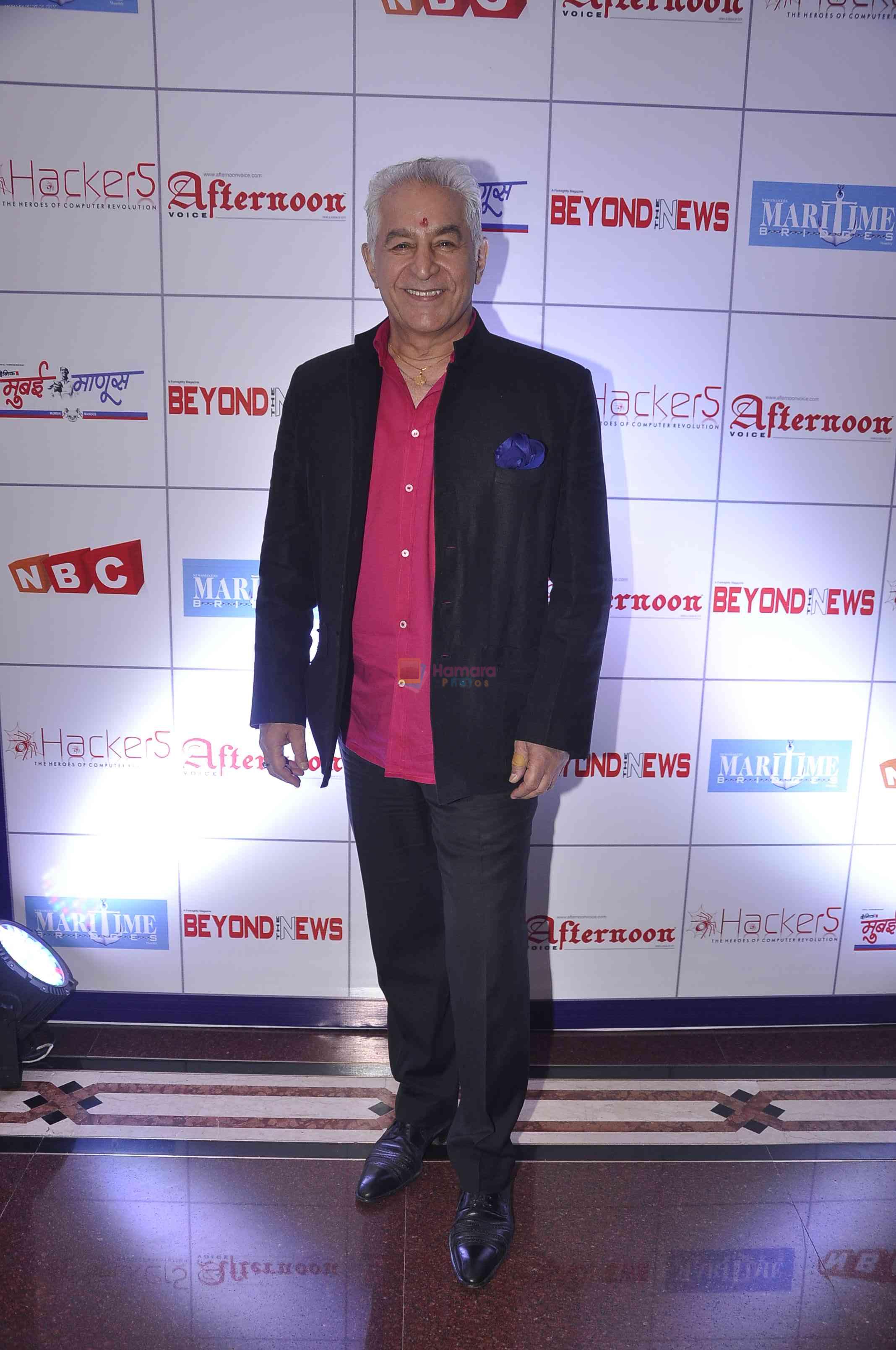 Dalip Tahil at NBC Awards in Trident on 1st May 2015