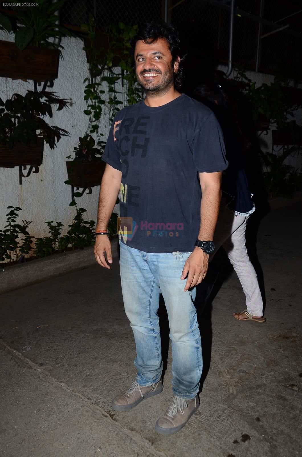 Vikas Bahl at Bombay Velvet's first screening in Sunny Super Sound on 1st May 2015