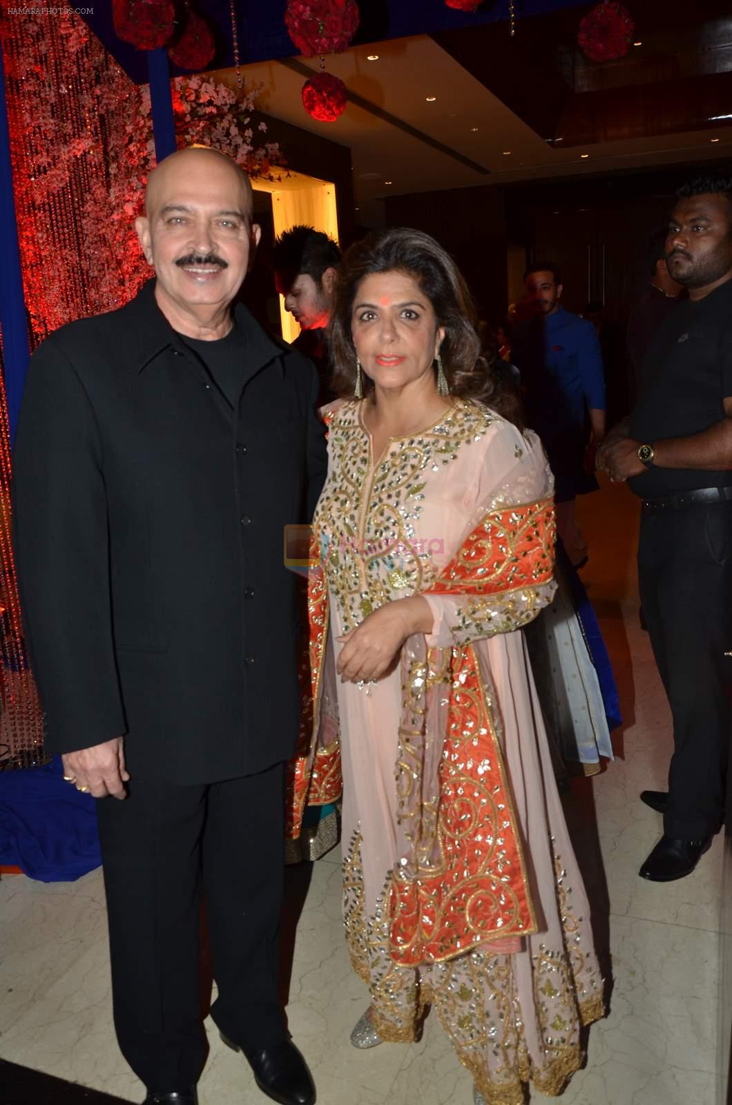 Rakesh roshan at Karan Patel and Ankita Engagement and Sangeet Celebration in Novotel Hotel, Juhu on 1st May 2015