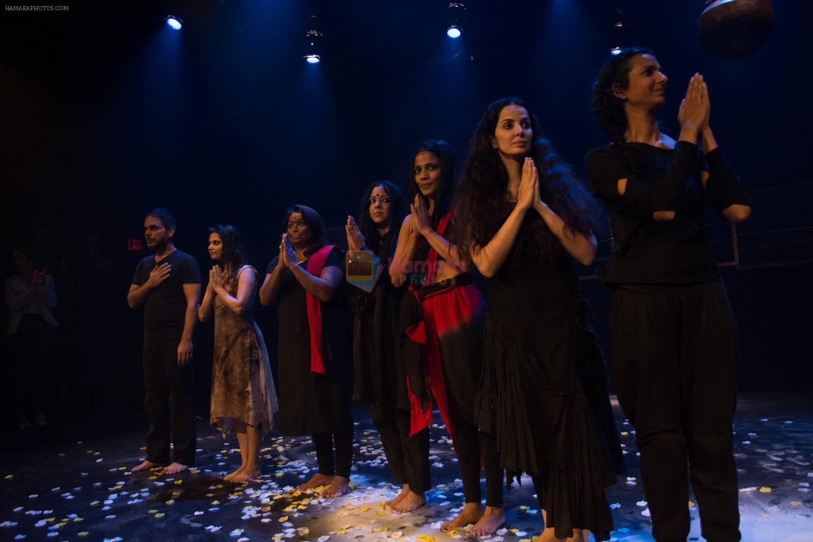 Ankur Vikal, Japit Kaur, Sneha Jawale,Pamela Sinha, Priyanka Bose, Rukhsar Kabir, Poorna Jagannathan at Nirbhaya's premiere at Brodway, NYC
