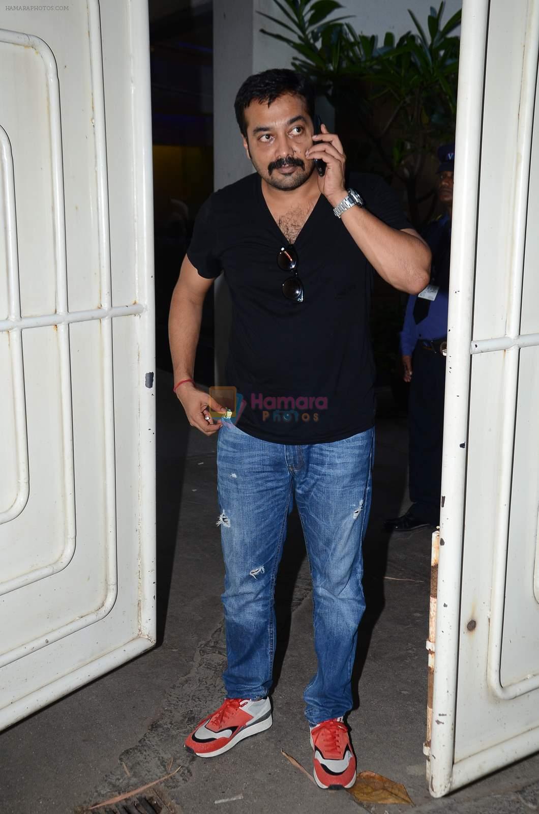 Anurag Kashyap at Bombay Velvet's first screening in Sunny Super Sound on 1st May 2015