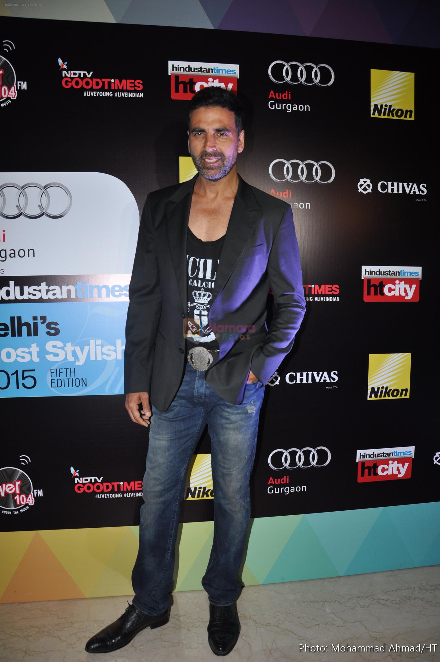 Akshay Kumar at Hindustan Times Delhi's Most Stylish 2015 on 4th May 2015