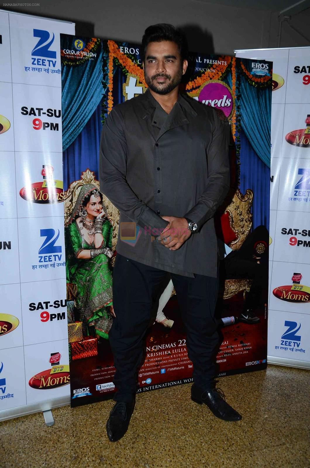 Madhavan promotes Tanu Weds Manu 2 on the sets of DID Super Moms on 5th May 2015