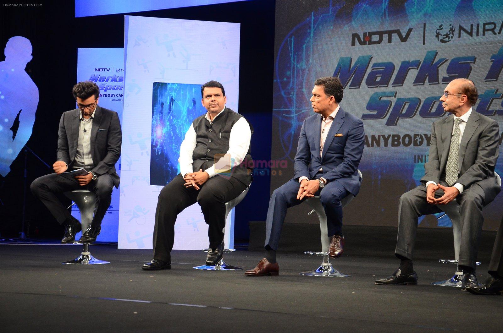 Ranbir Kapoor at NDTV-Nirmal Marks For Sports event in NCPA, Mumbai on 6th May 2015