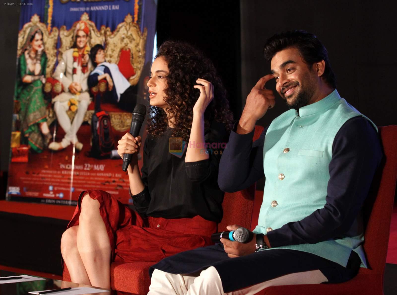 Kangana Ranaut, Madhavan promotes Tanu Weds Manu 2 in Kolkata on 7th May 2015