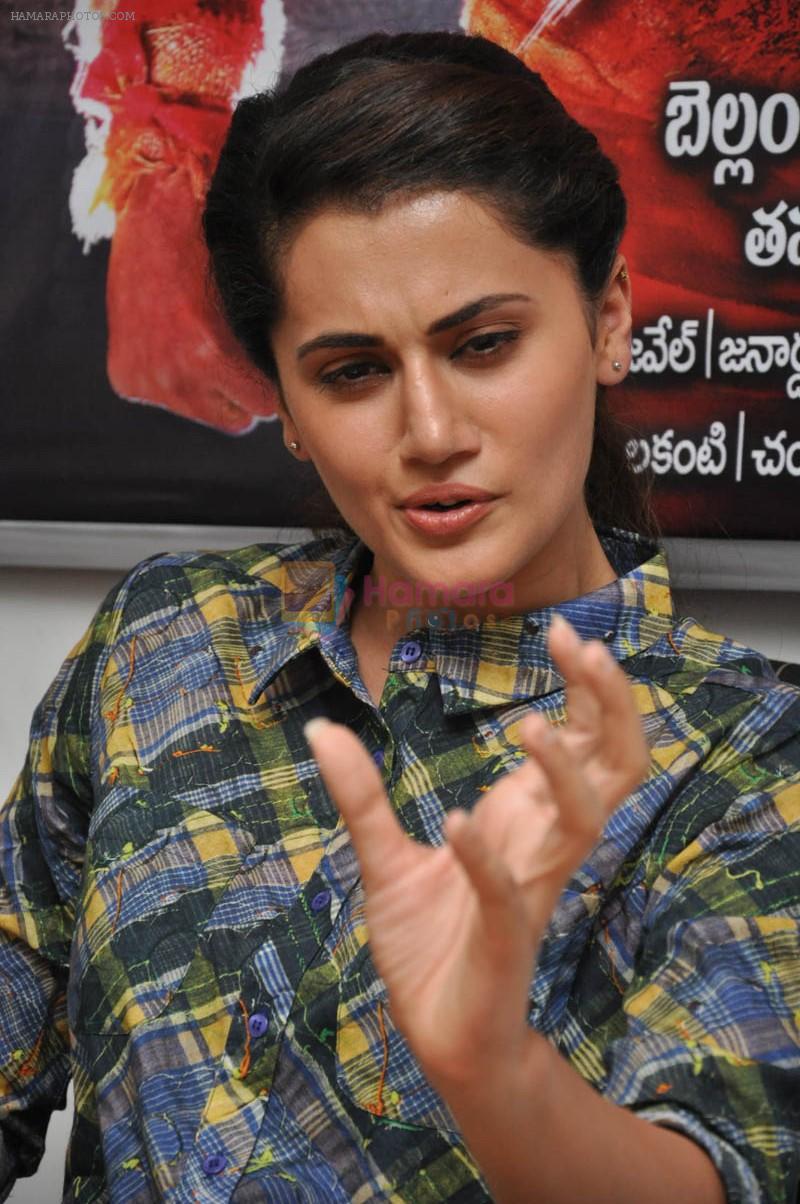 Taapsee Pannu at Press Meet on 9th May 2015